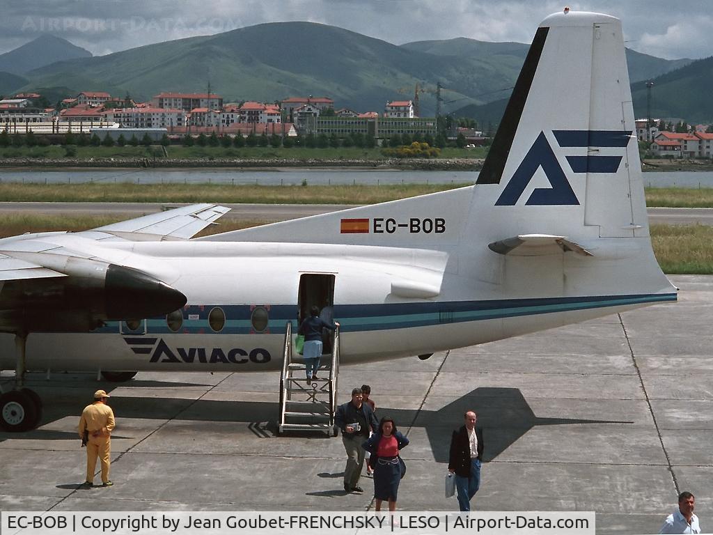 EC-BOB, 1968 Fokker F.27-600 Friendship C/N 10352, AVIACO