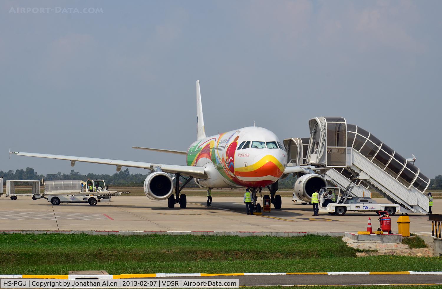HS-PGU, 2004 Airbus A320-232 C/N 2254, With a flight to Bangkok.