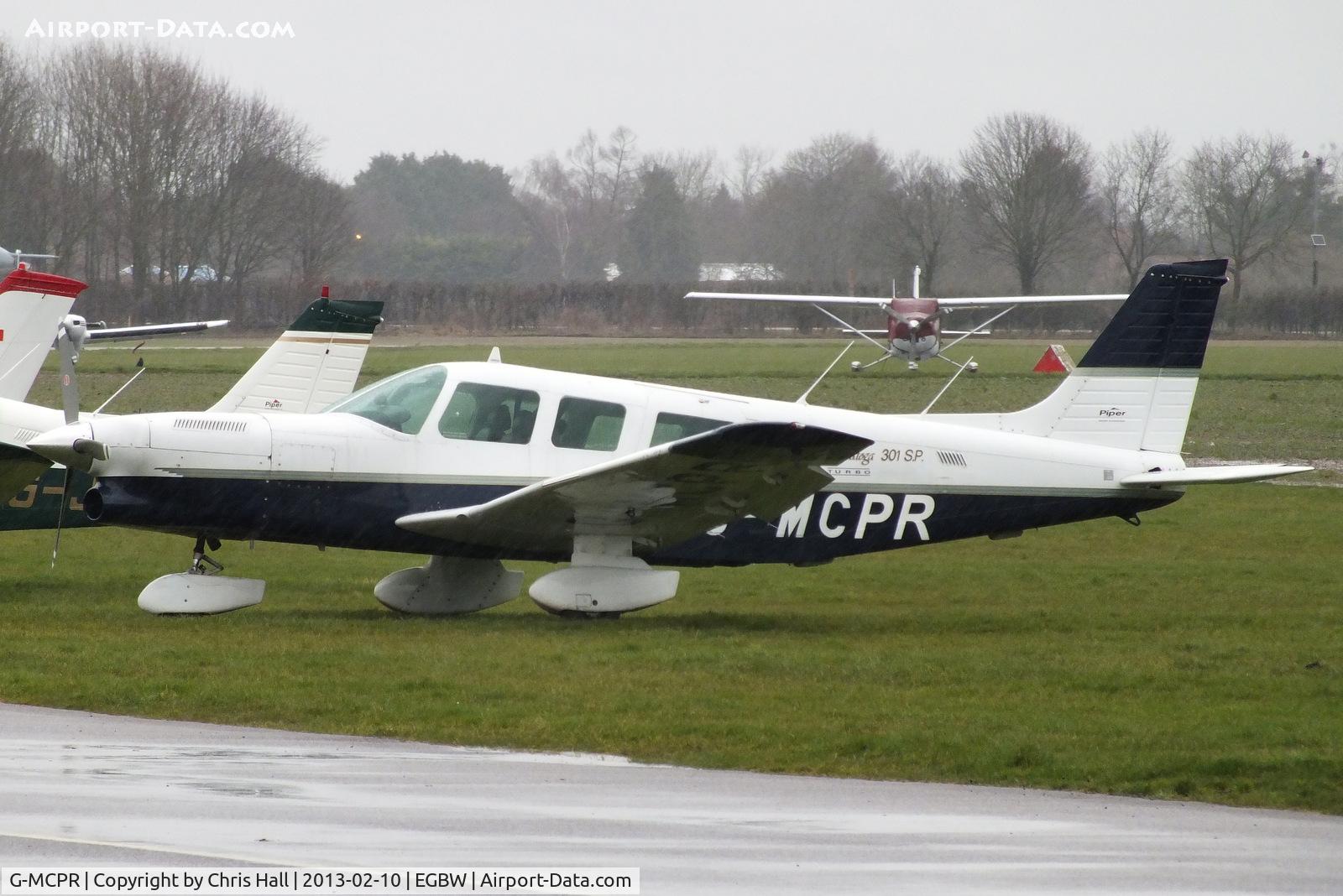 G-MCPR, 1980 Piper PA-32-301T Saratoga C/N 32-8024040, at Wellesbourne Mountford