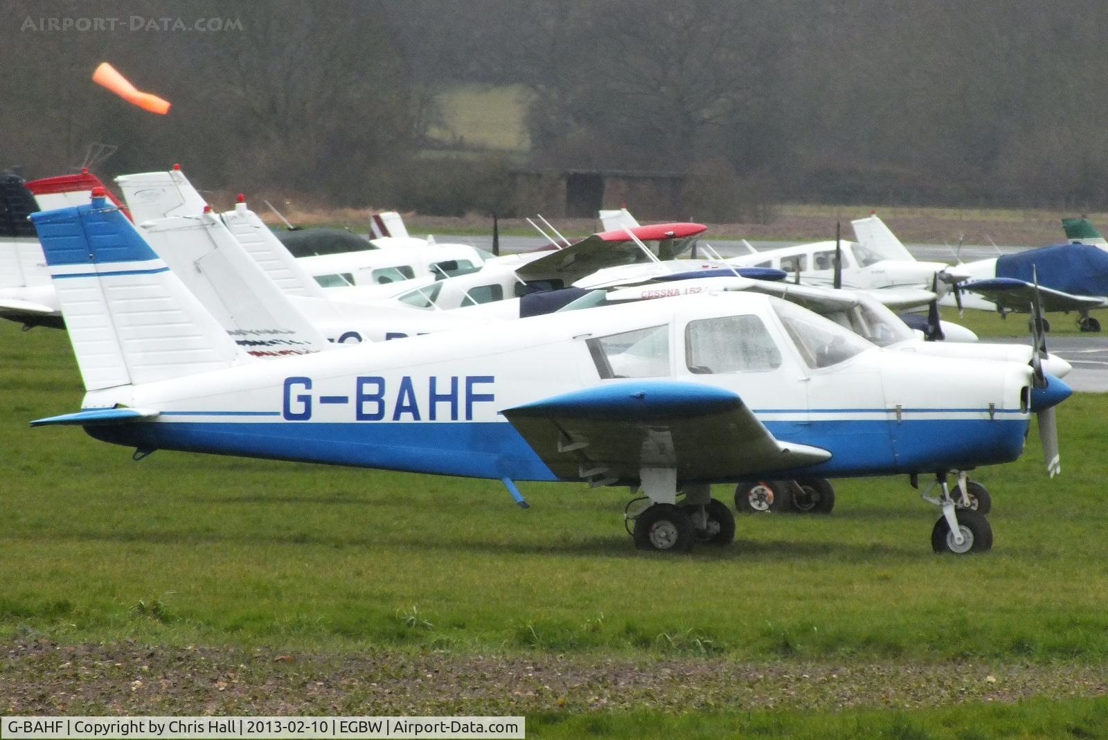 G-BAHF, 1971 Piper PA-28-140 Cherokee C/N 28-7125215, at Wellesbourne Mountford