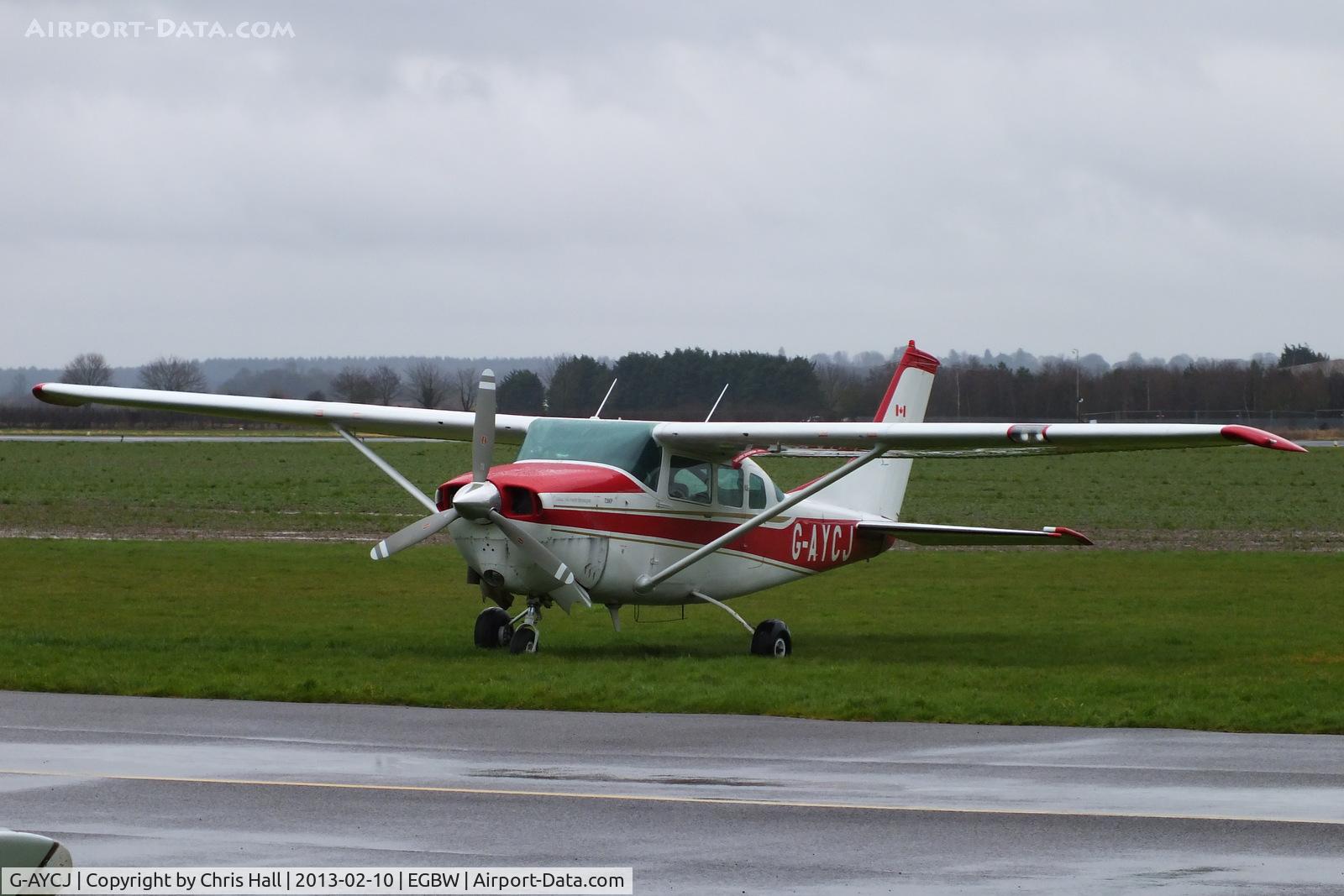 G-AYCJ, 1968 Cessna TP206D Turbo Super Skylane C/N T206-0552, at Wellesbourne Mountford