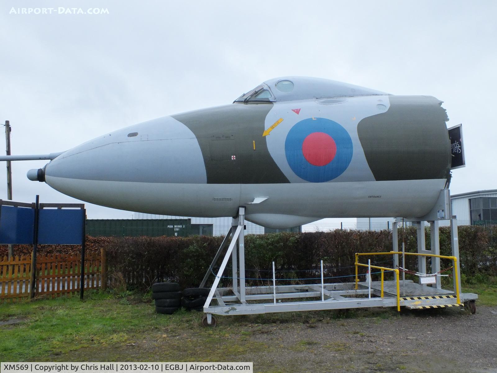 XM569, 1961 Avro Vulcan B.2 C/N Set 50, now displayed at the 