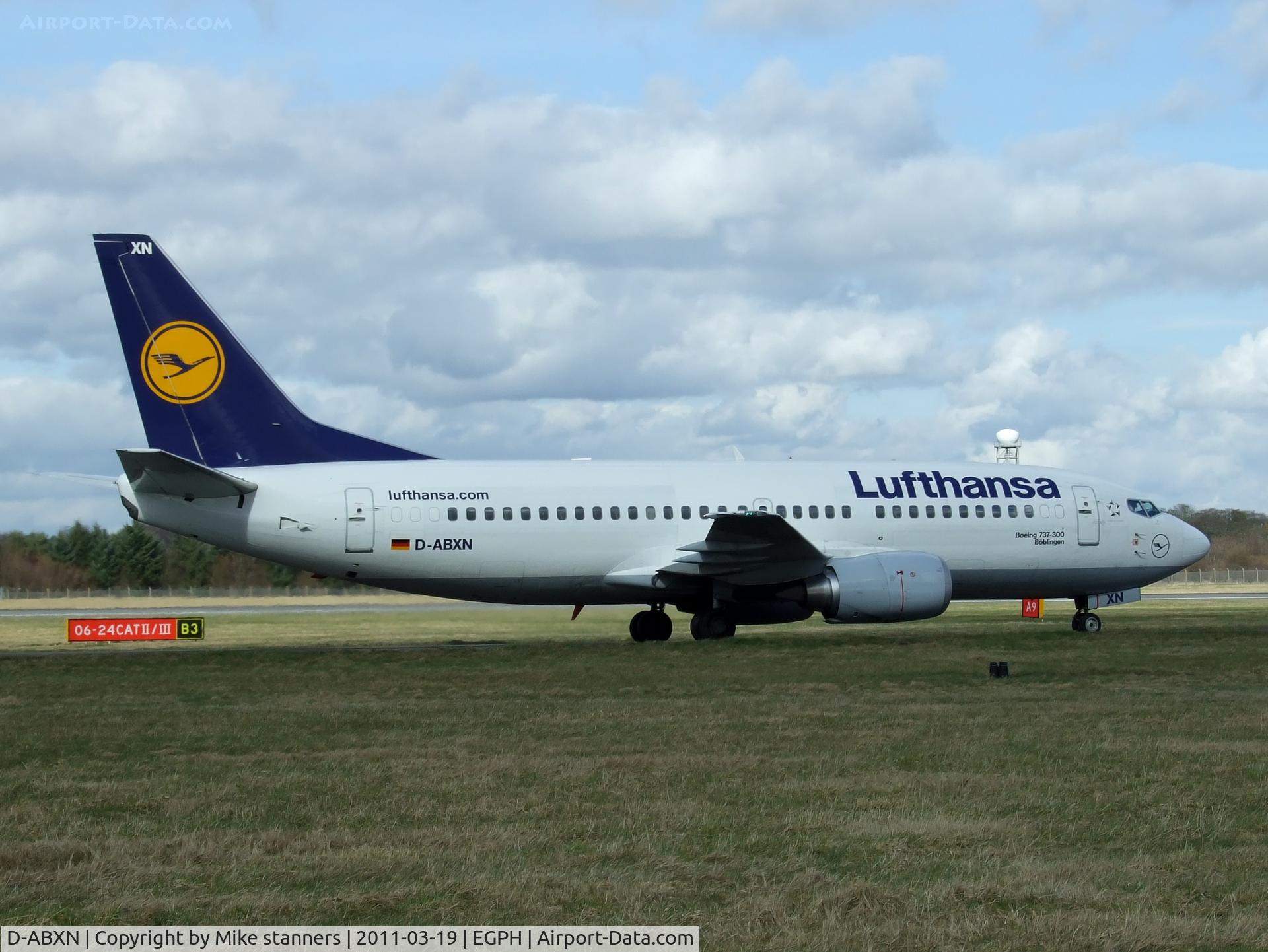 D-ABXN, 1987 Boeing 737-330 C/N 23872, 