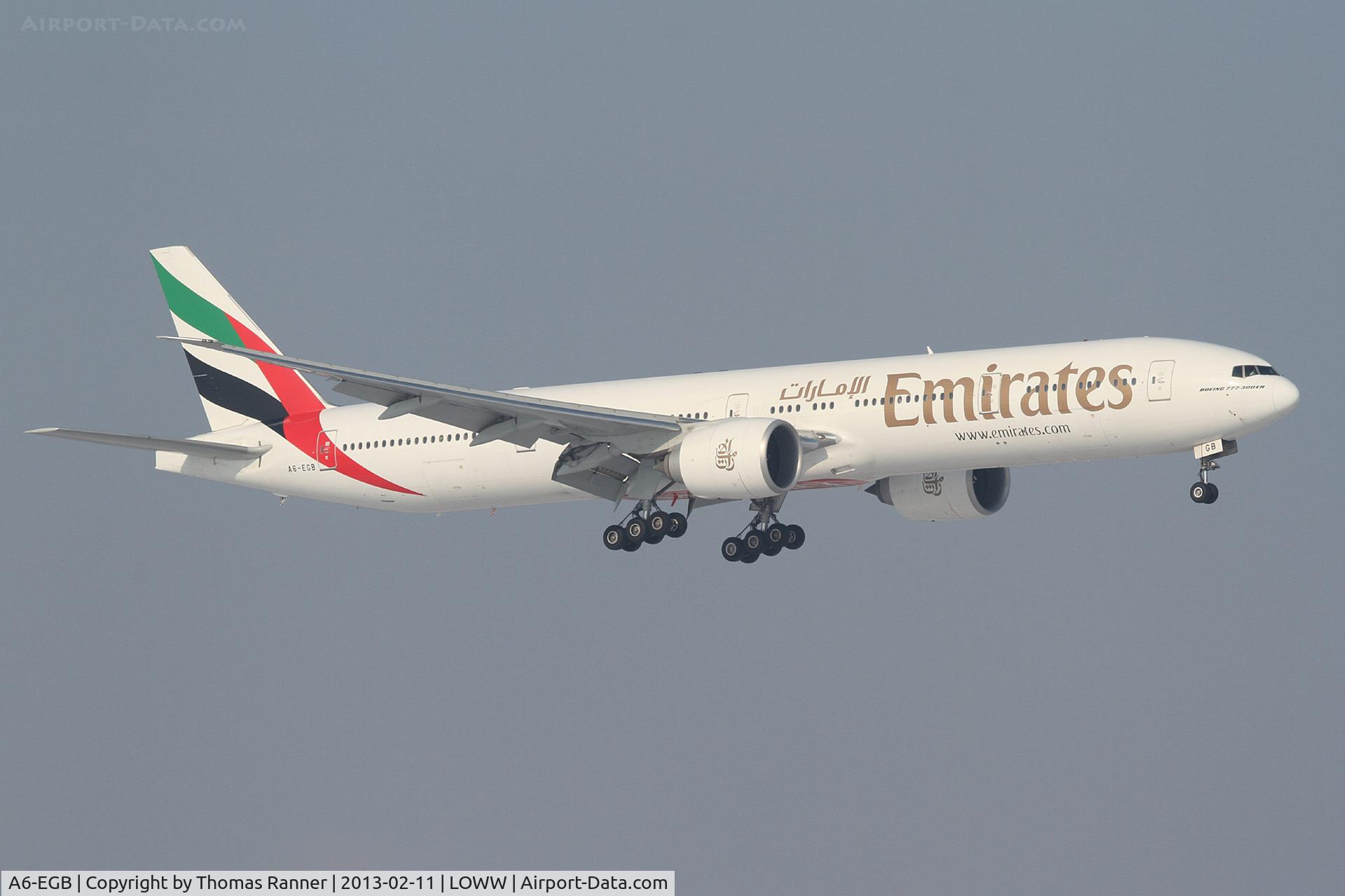 A6-EGB, 2011 Boeing 777-31H/ER C/N 38985, Emirates Boeing 777