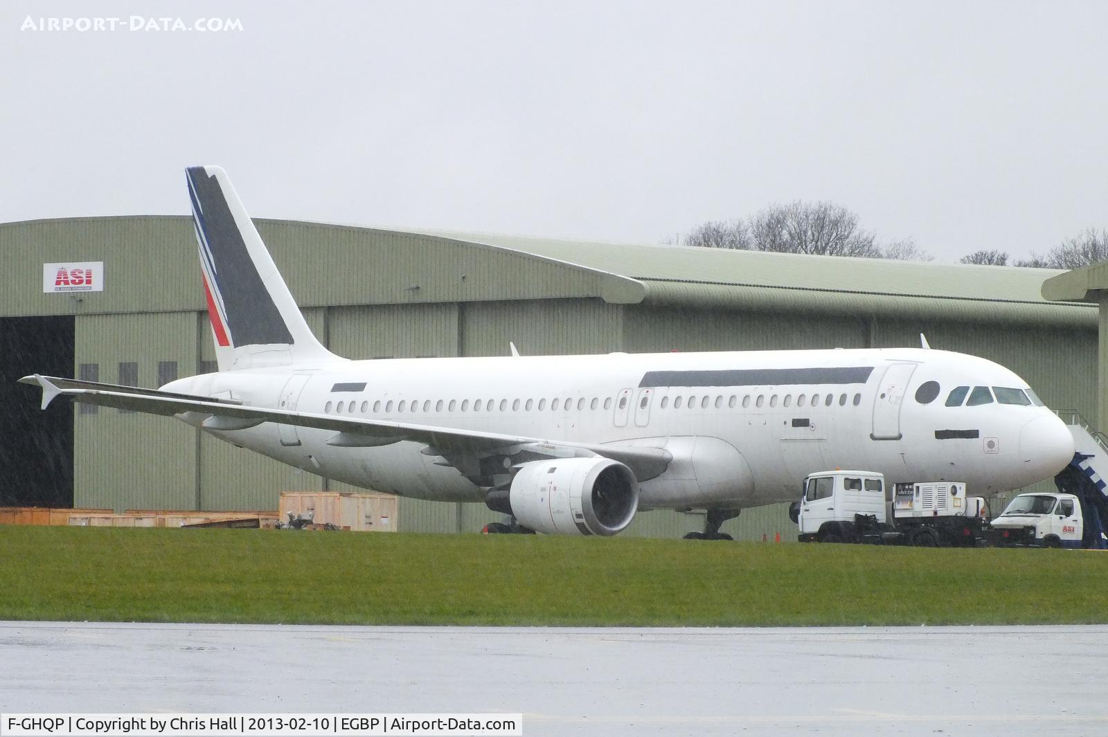 F-GHQP, 1992 Airbus A320-211 C/N 337, in storage at Kemble
