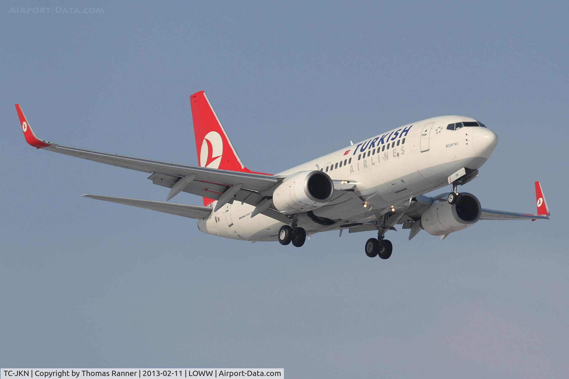 TC-JKN, 2005 Boeing 737-752 C/N 34299, Turkish Airlines Boeing 737