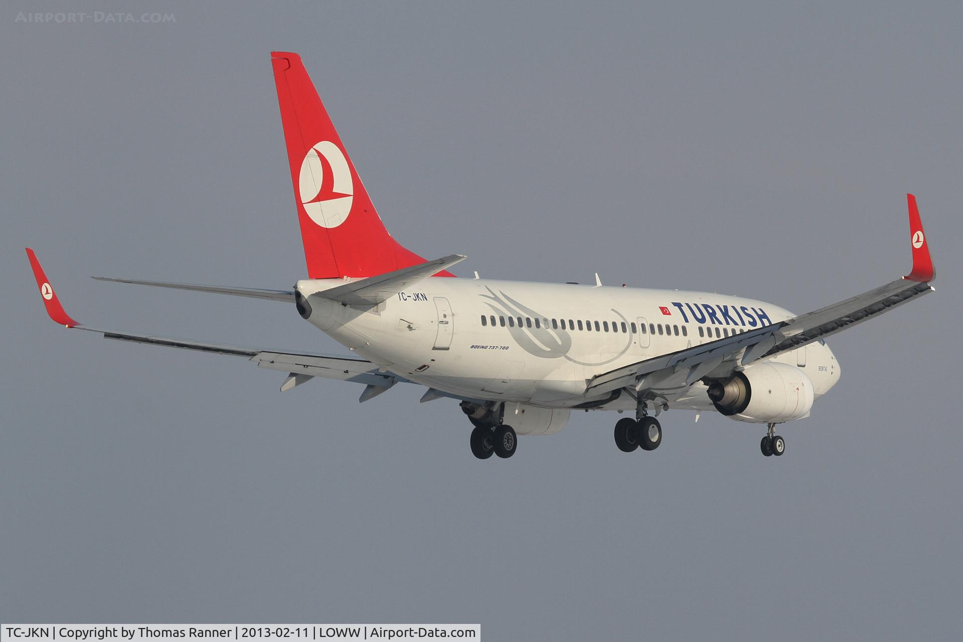 TC-JKN, 2005 Boeing 737-752 C/N 34299, Turkish Airlines Boeing 737