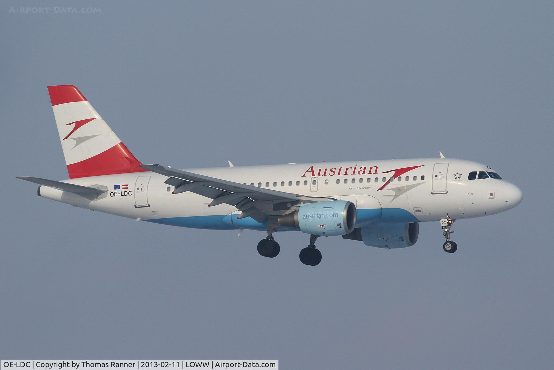 OE-LDC, 2004 Airbus A319-112 C/N 2262, Austrian  Airbus A319