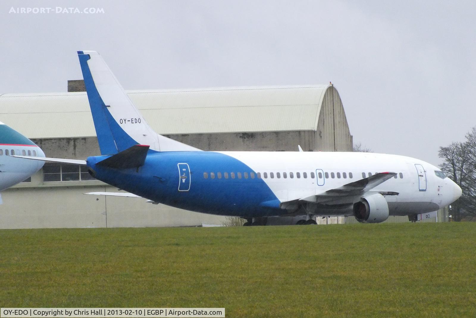 OY-EDO, 1992 Boeing 737-548 C/N 25738, in storage at Kemble