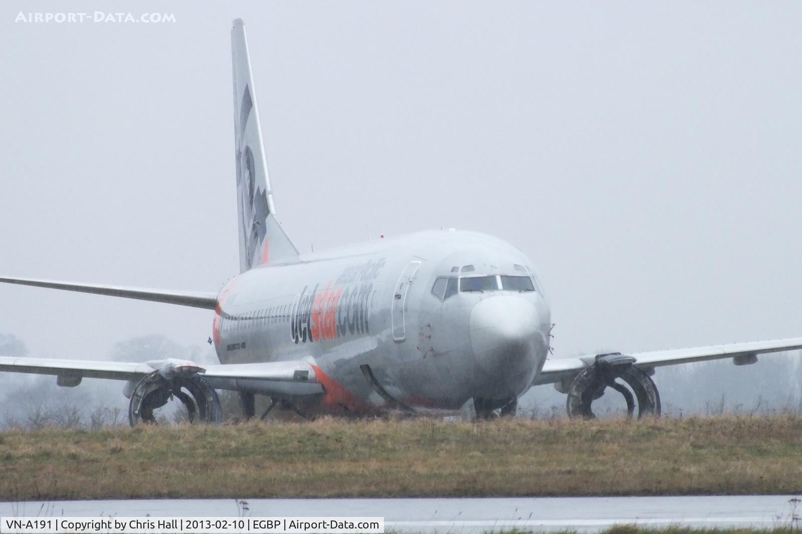 VN-A191, 1994 Boeing 737-4H6 C/N 27306, ex Jetstar Pacific Airlines B737 due to be scrapped bt ASI at Kemble