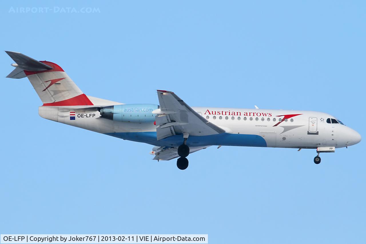 OE-LFP, Fokker 70 (F-28-0070) C/N 11560, Austrian arrows