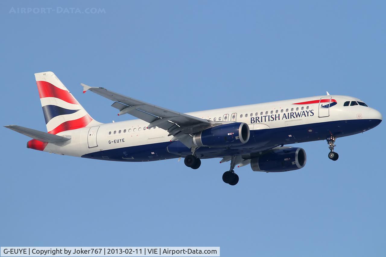 G-EUYE, 2009 Airbus A320-232 C/N 3912, British Airways