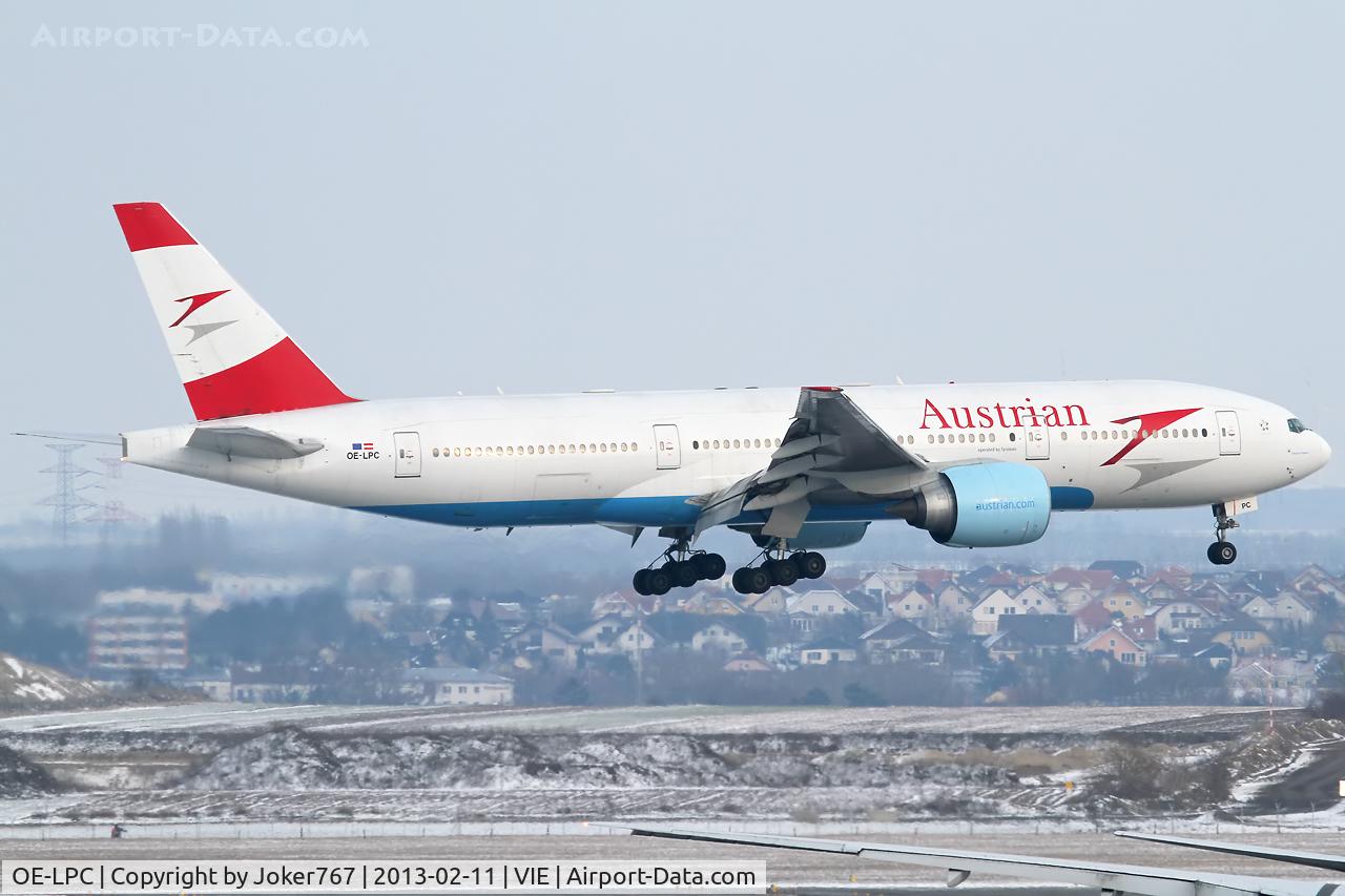 OE-LPC, 2002 Boeing 777-2Z9/ER C/N 29313, Austrian Airlines