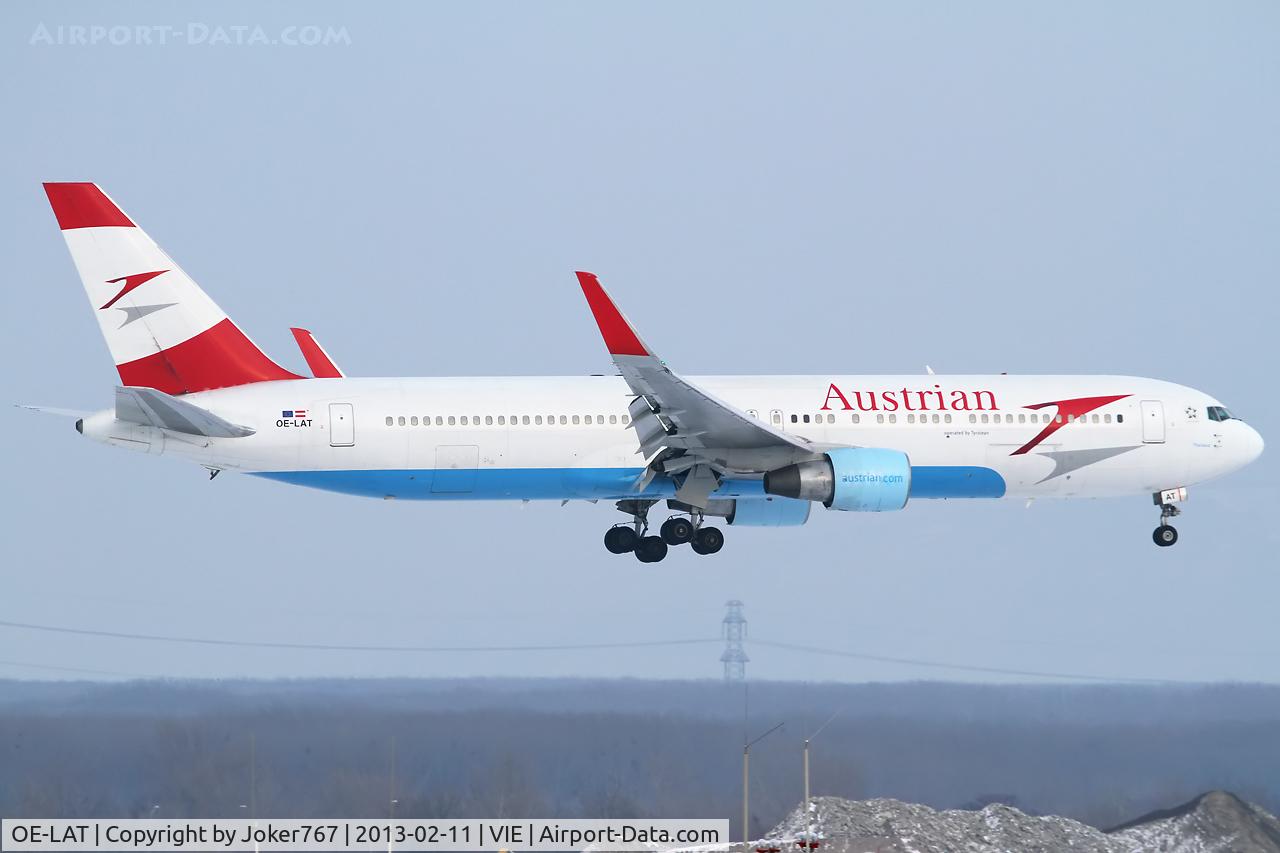 OE-LAT, 1991 Boeing 767-31A C/N 25273, Austrian Airlines