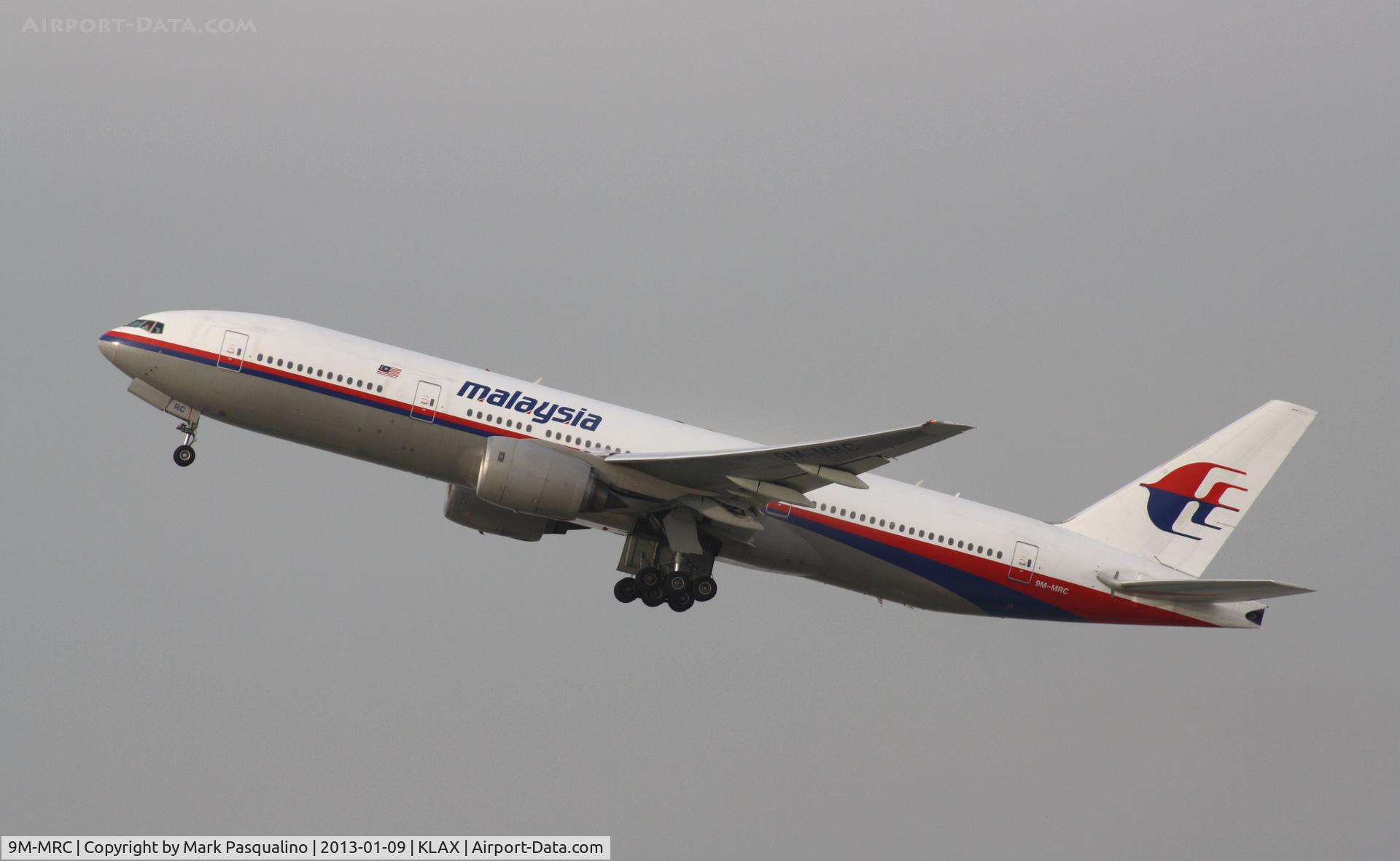 9M-MRC, 1997 Boeing 777-2H6/ER C/N 28410, Boeing 777-200ER