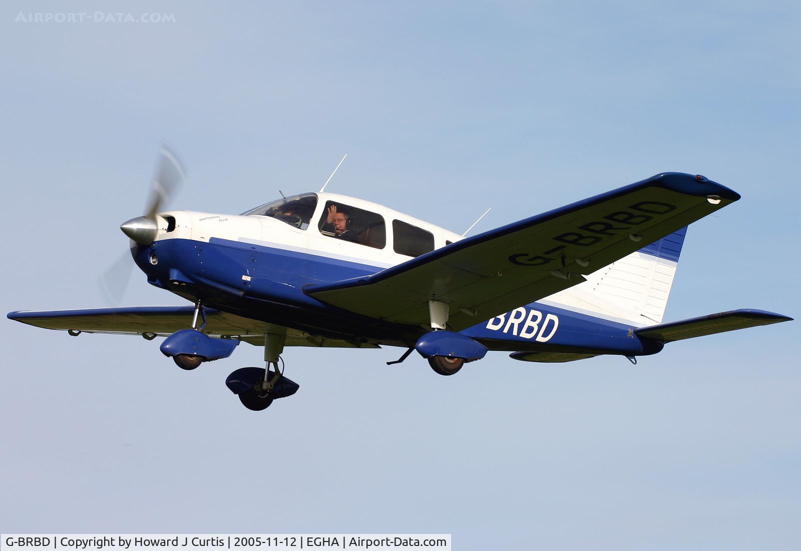 G-BRBD, 1974 Piper PA-28-151 Cherokee Warrior C/N 28-7415315, Privately owned