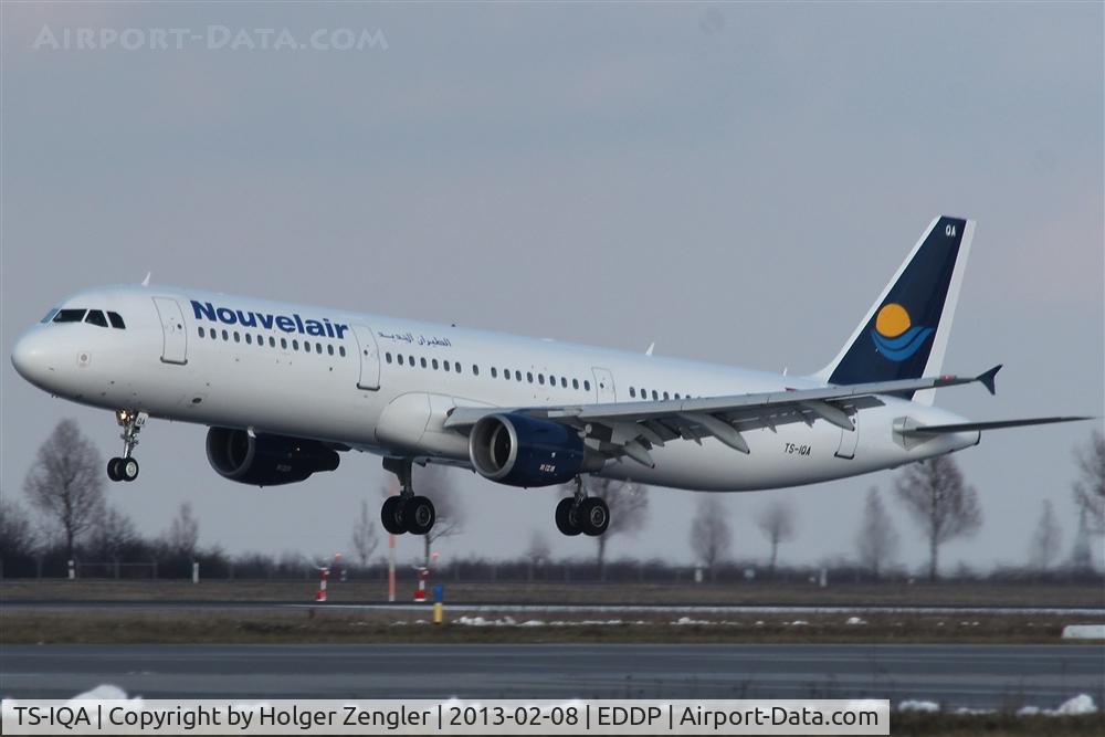 TS-IQA, 1999 Airbus A321-211 C/N 970, Final after a flight from Tunesia....