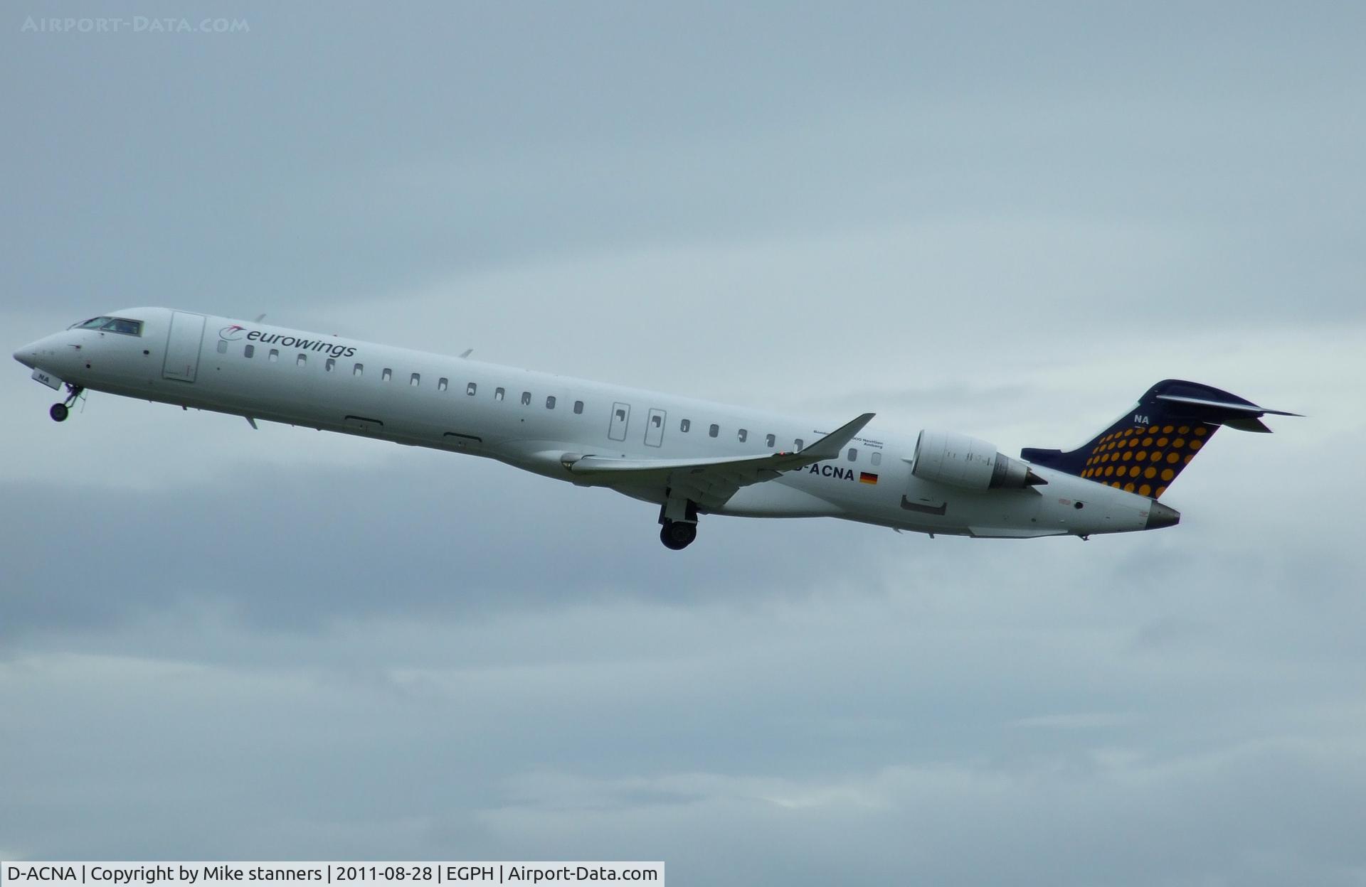 D-ACNA, 2009 Bombardier CRJ-900 NG (CL-600-2D24) C/N 15229, Eurowings CRJ900 Departs runway 24 for DUS