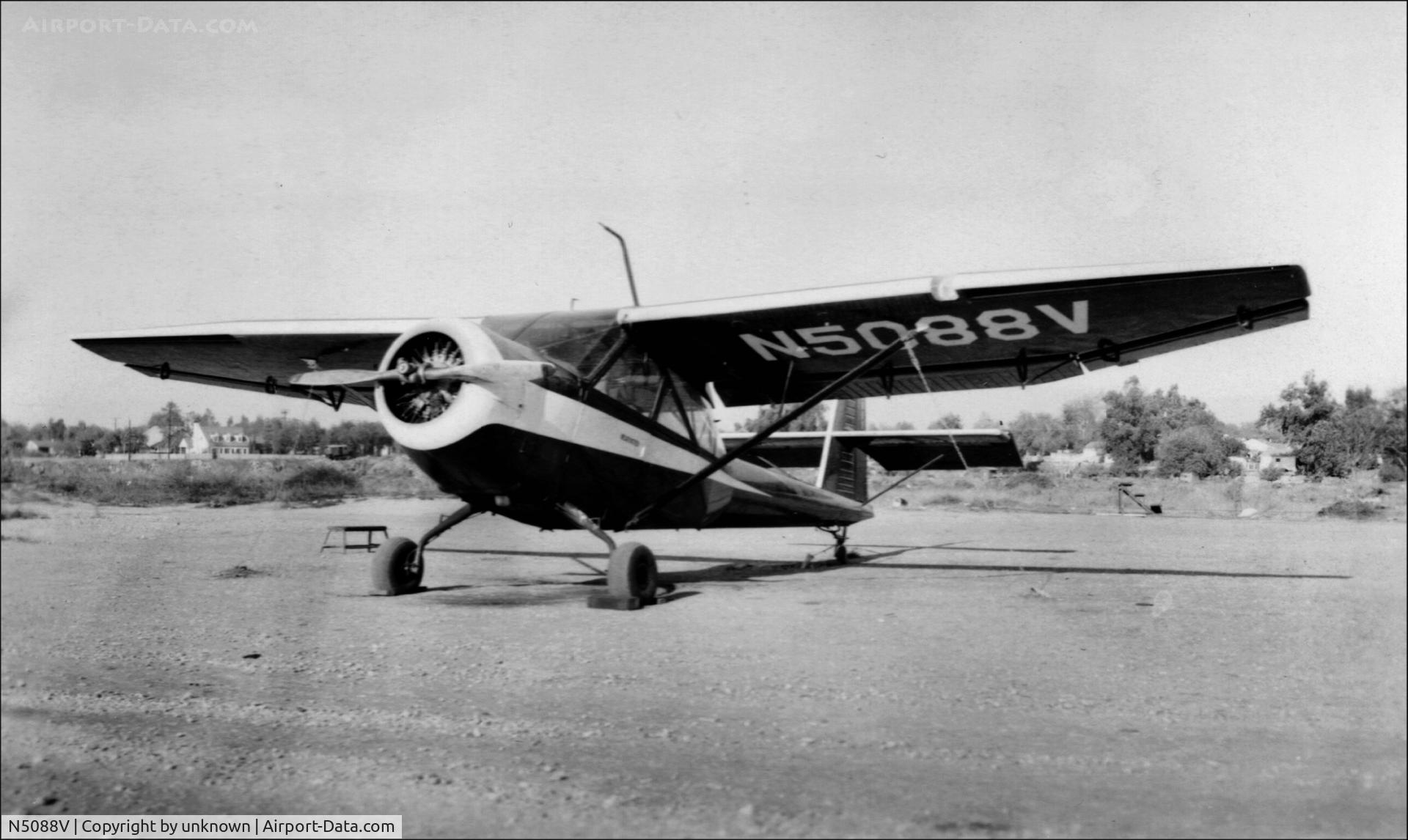 N5088V, Consolidated Vultee/hops L-13A C/N 46-169, unknown location in the 1950's
