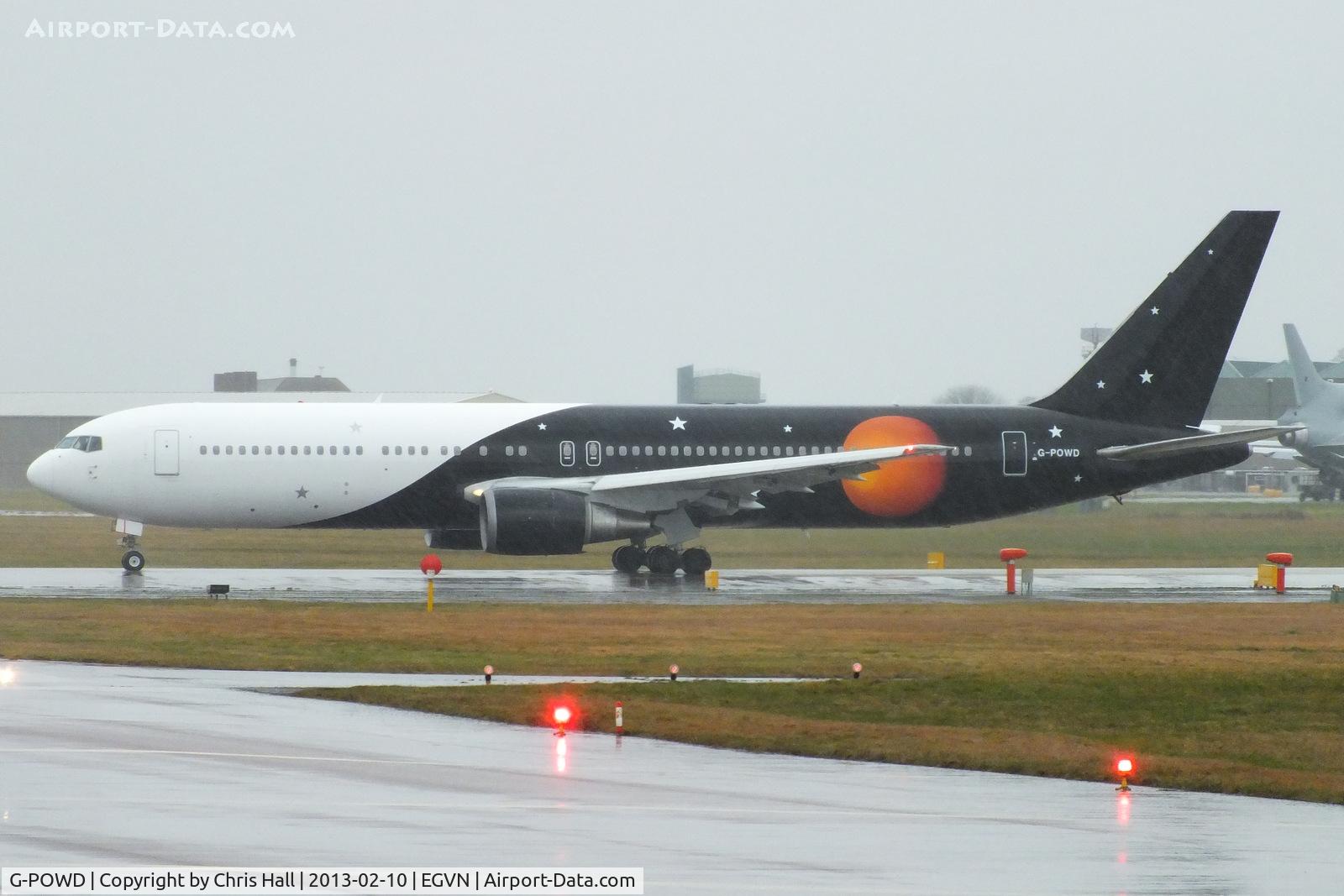 G-POWD, 2003 Boeing 767-36N/ER C/N 30847, Titan Airways B767 at RAF Brize Norton