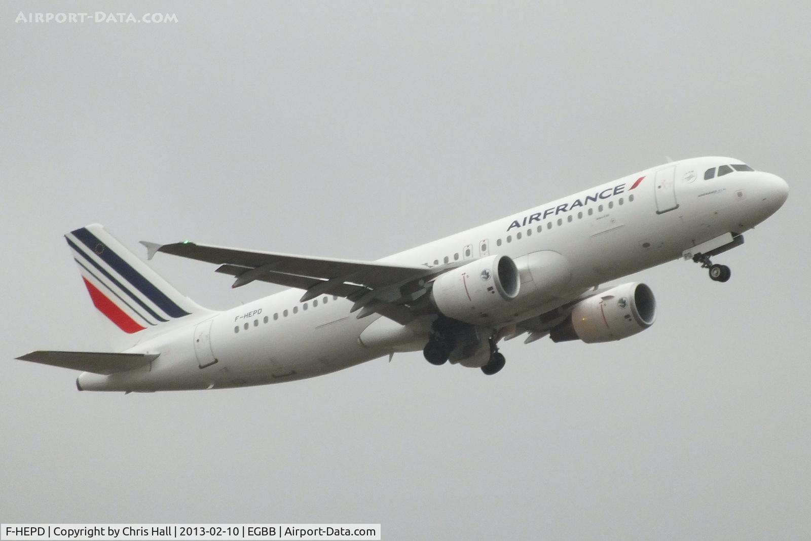 F-HEPD, 2010 Airbus A320-214 C/N 4295, Air France