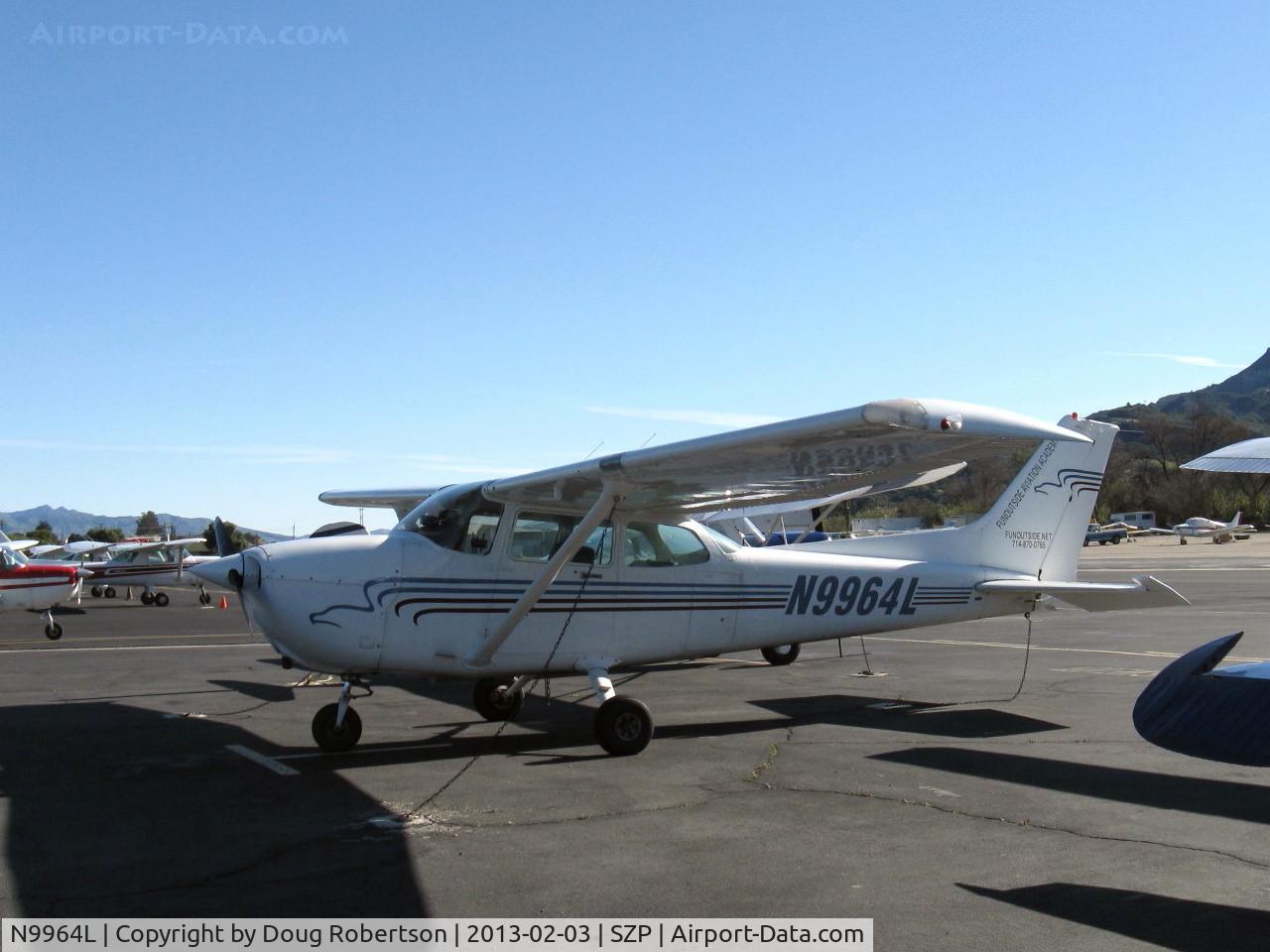 N9964L, 1986 Cessna 172P C/N 17276652, 1986 Cessna 172P SKYHAWK, Lycoming O-320-D2J 160 Hp, transient visitor