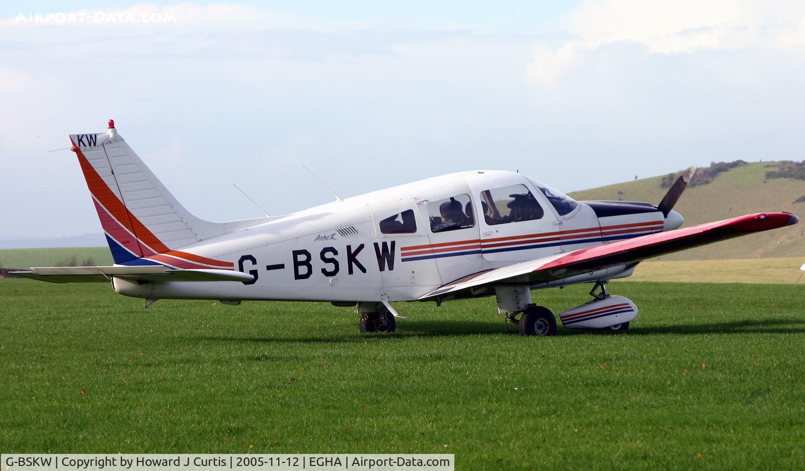 G-BSKW, 1989 Piper PA-28-181 Cherokee Archer II C/N 2890138, Privately owned