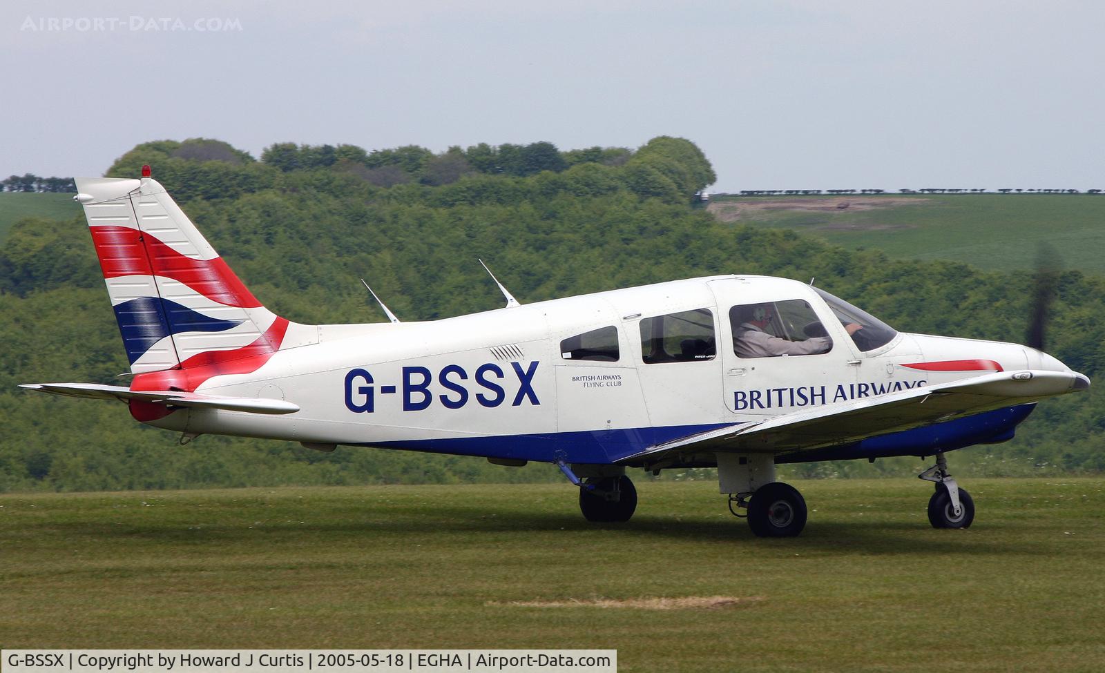 G-BSSX, 1988 Piper PA-28-161 Cherokee Warrior II C/N 2816056, British Airways Aero Club