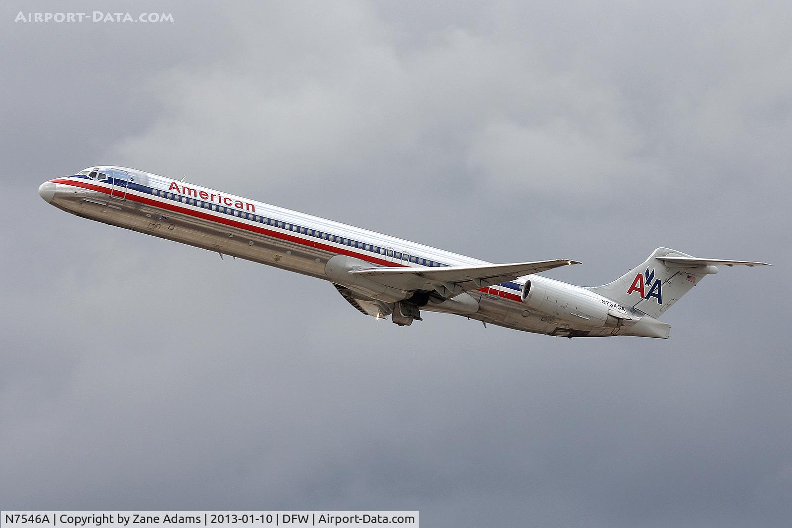 N7546A, 1990 McDonnell Douglas MD-82 (DC-9-82) C/N 53028, American Airlines at DFW Airport