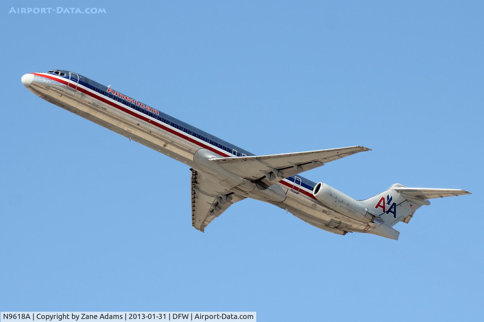 N9618A, 1997 McDonnell Douglas MD-83 (DC-9-83) C/N 53565, American Airlines at DFW Airport