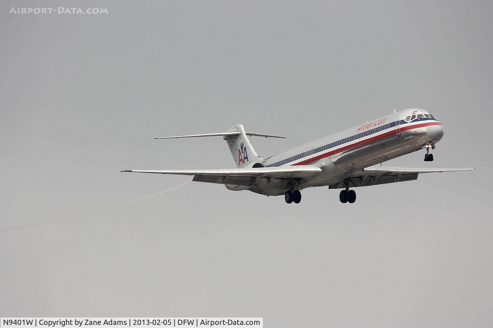N9401W, 1992 McDonnell Douglas MD-83 (DC-9-83) C/N 53137, American Airlines at DFW Airport
