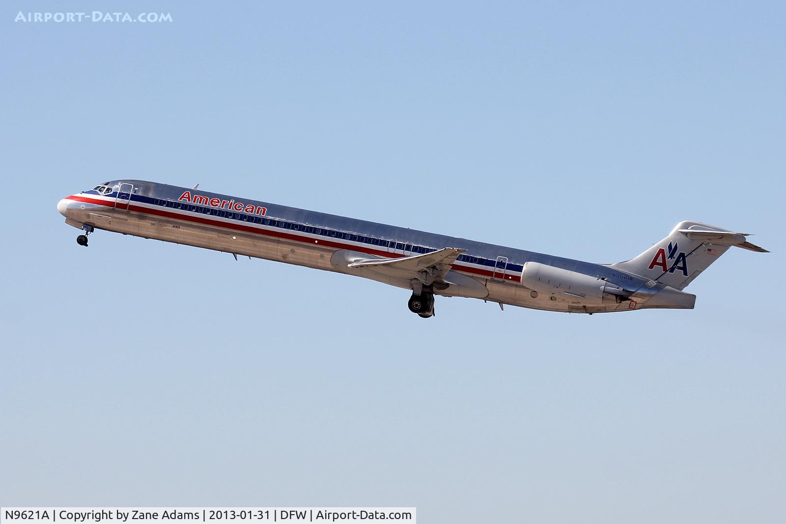 N9621A, 1998 McDonnell Douglas MD-83 (DC-9-83) C/N 53592, American Airlines at DFW Airport