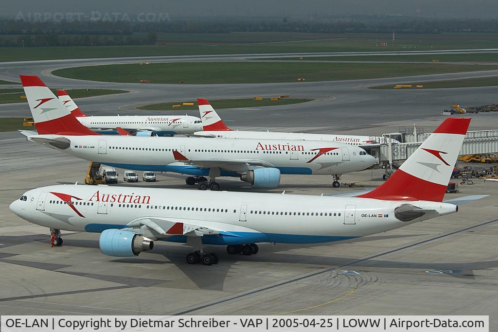 OE-LAN, 1997 Airbus A330-223 C/N 195, Austrian Airlines Airbus 330-200