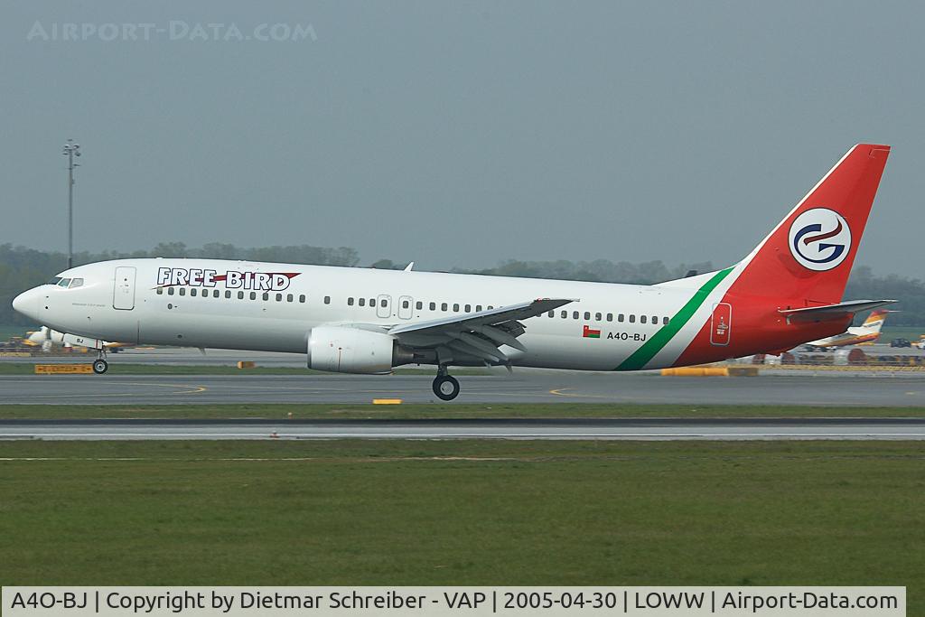 A4O-BJ, 2005 Boeing 737-81M C/N 34242, Freebird Boeing 737-800