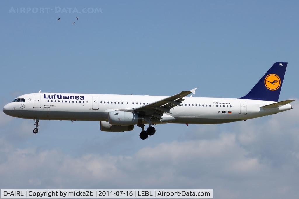D-AIRL, 1994 Airbus A321-131 C/N 505, Landing