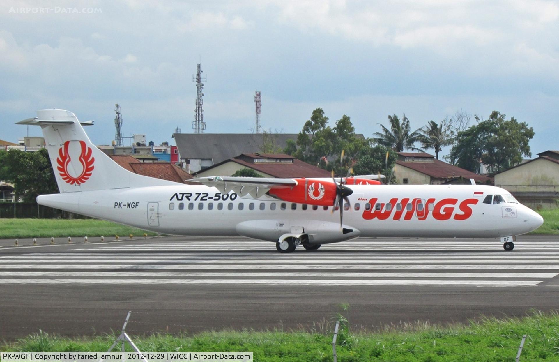 PK-WGF, 2012 ATR 72-500 C/N 1062, Ready for take off
