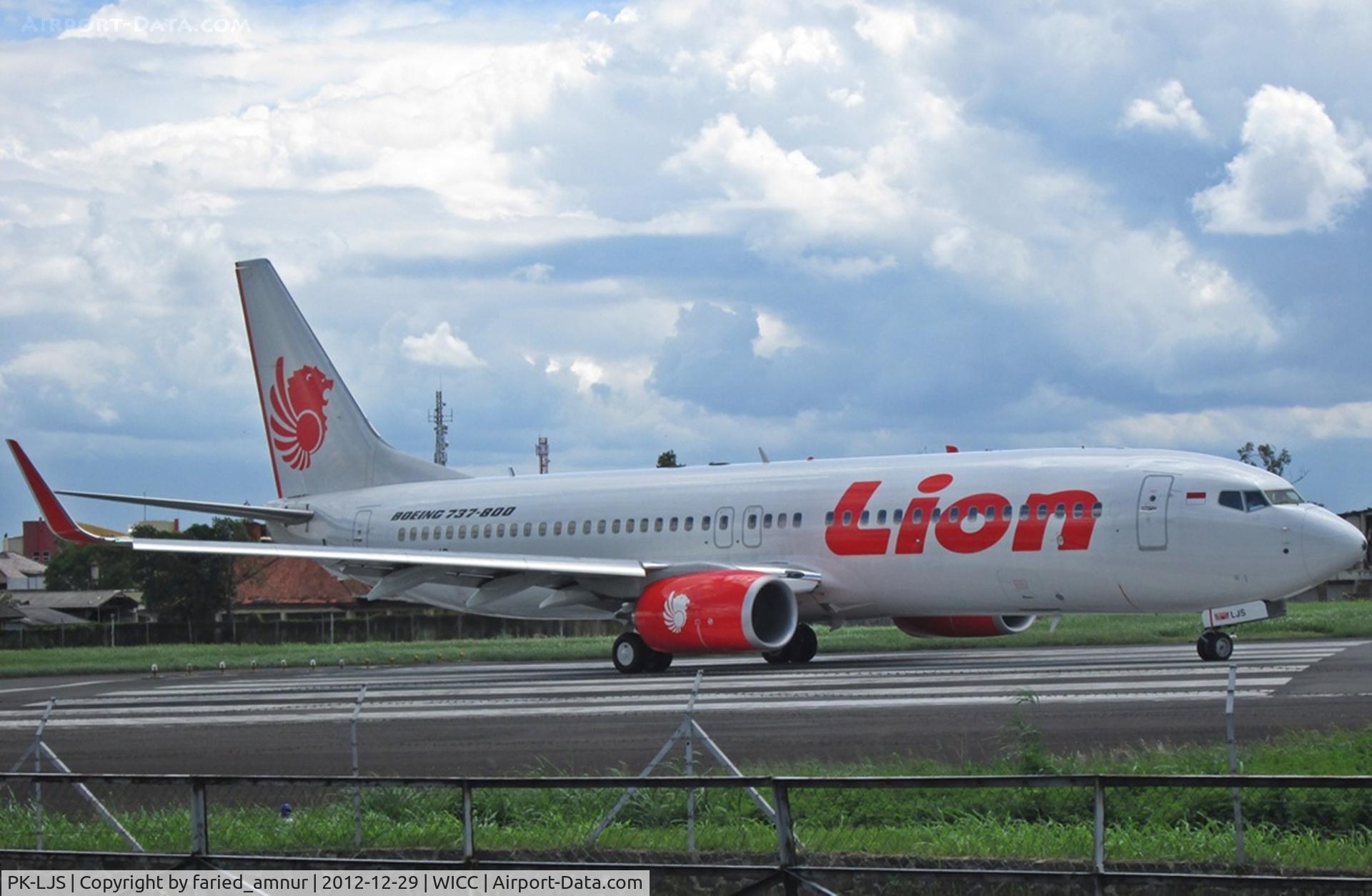 PK-LJS, 2012 Boeing 737-8GP C/N 37293, Lion Air