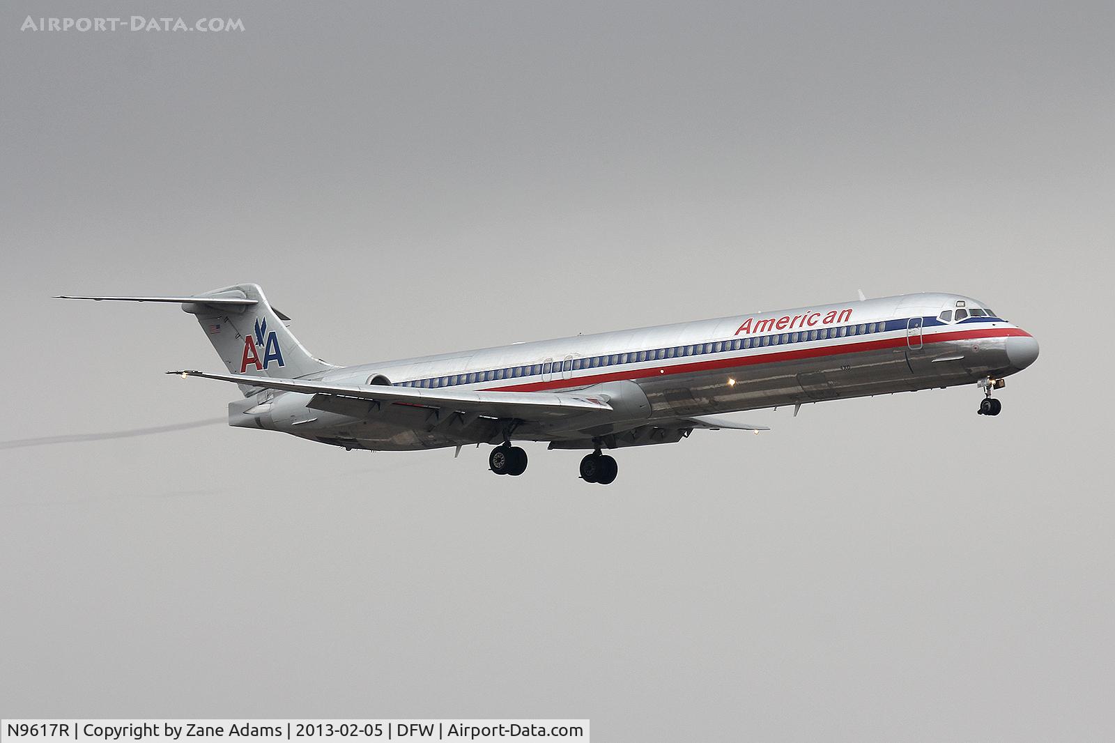 N9617R, 1997 McDonnell Douglas MD-83 (DC-9-83) C/N 53564, American Airlines at DFW Airport