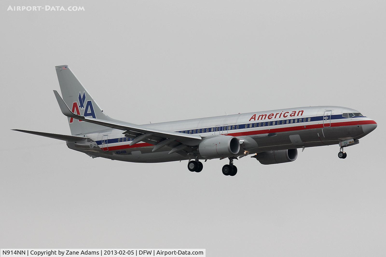 N914NN, 2012 Boeing 737-823 C/N 31161, American Airlines at DFW Airport