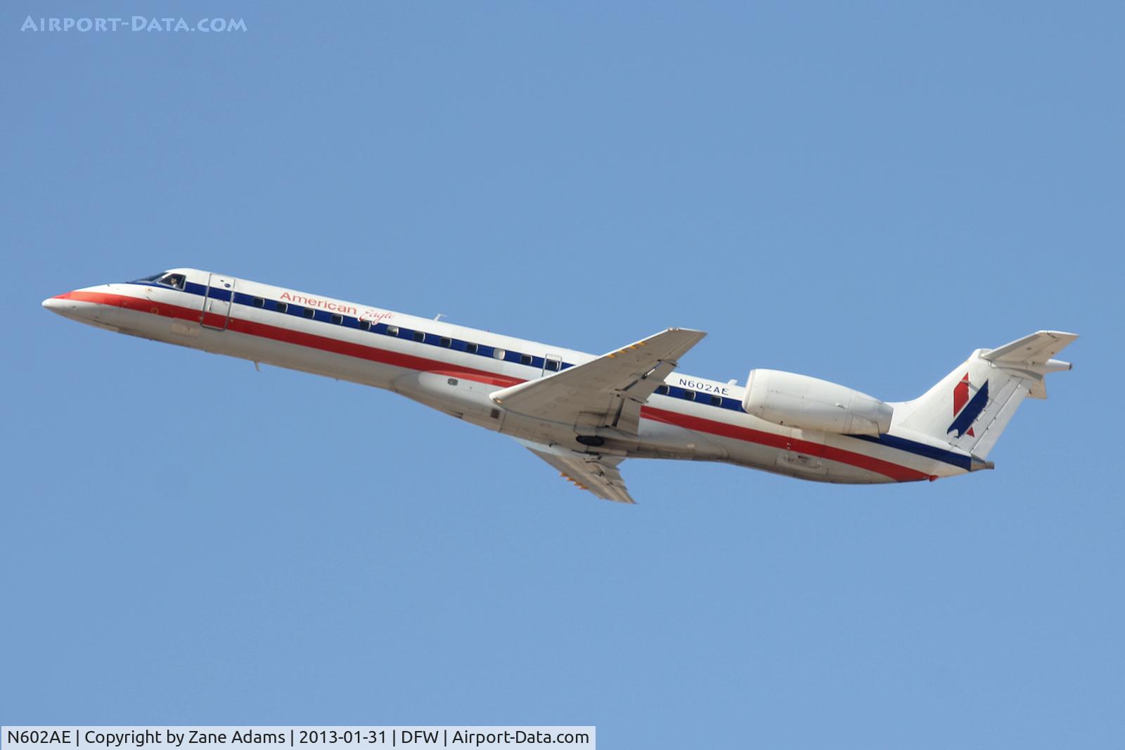 N602AE, 1998 Embraer ERJ-145LR (EMB-145LR) C/N 145048, American Eagle at DFW Airport
