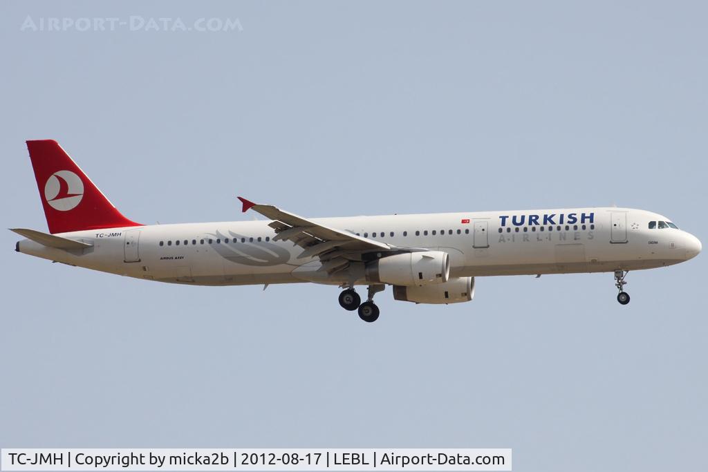TC-JMH, 2008 Airbus A321-232 C/N 3637, Landing
