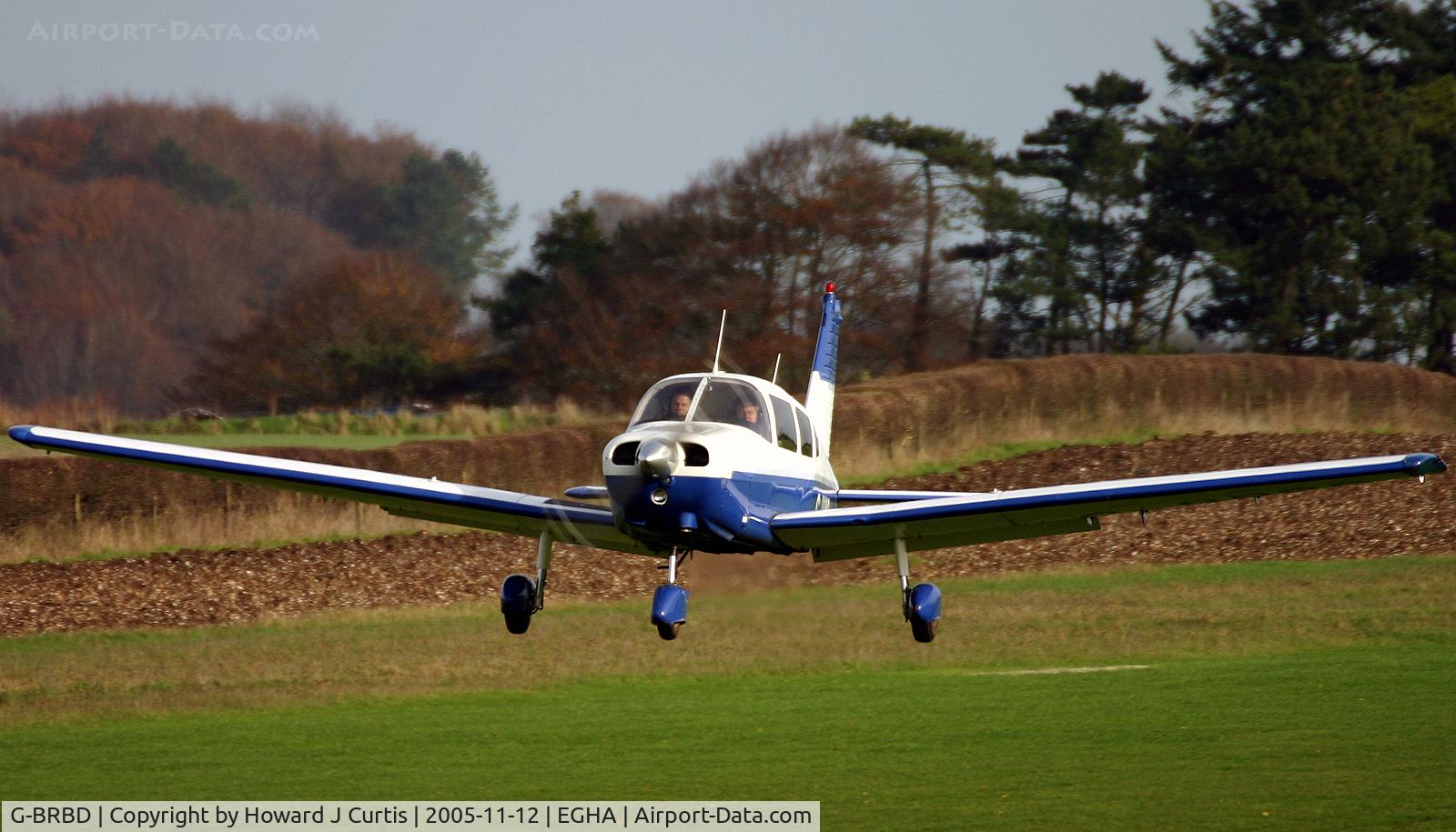 G-BRBD, 1974 Piper PA-28-151 Cherokee Warrior C/N 28-7415315, Privately owned.