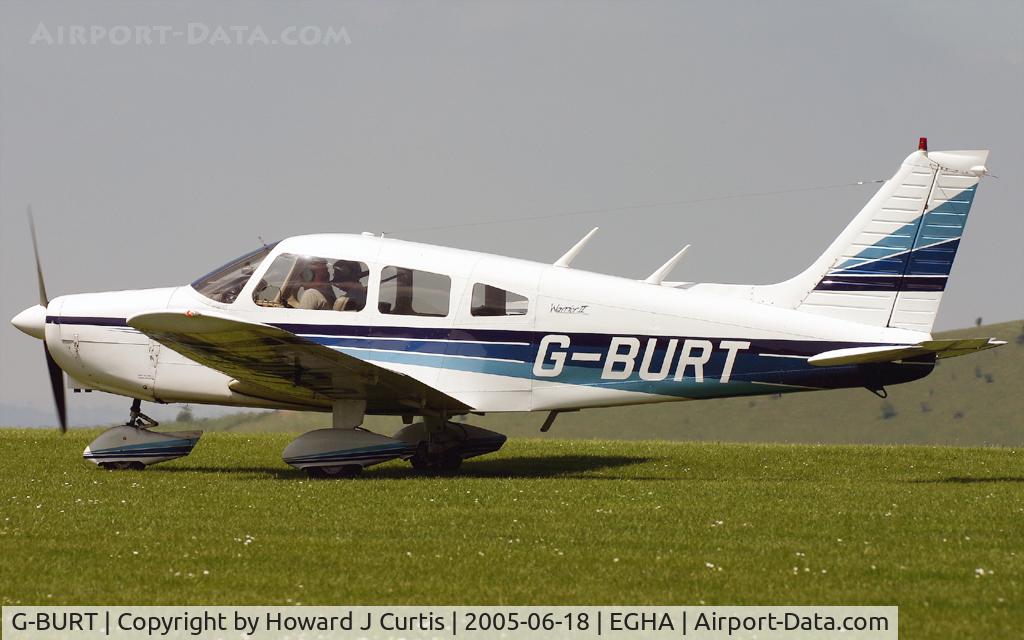 G-BURT, 1977 Piper PA-28-161 Cherokee Warrior II C/N 28-7716105, Privately owned.