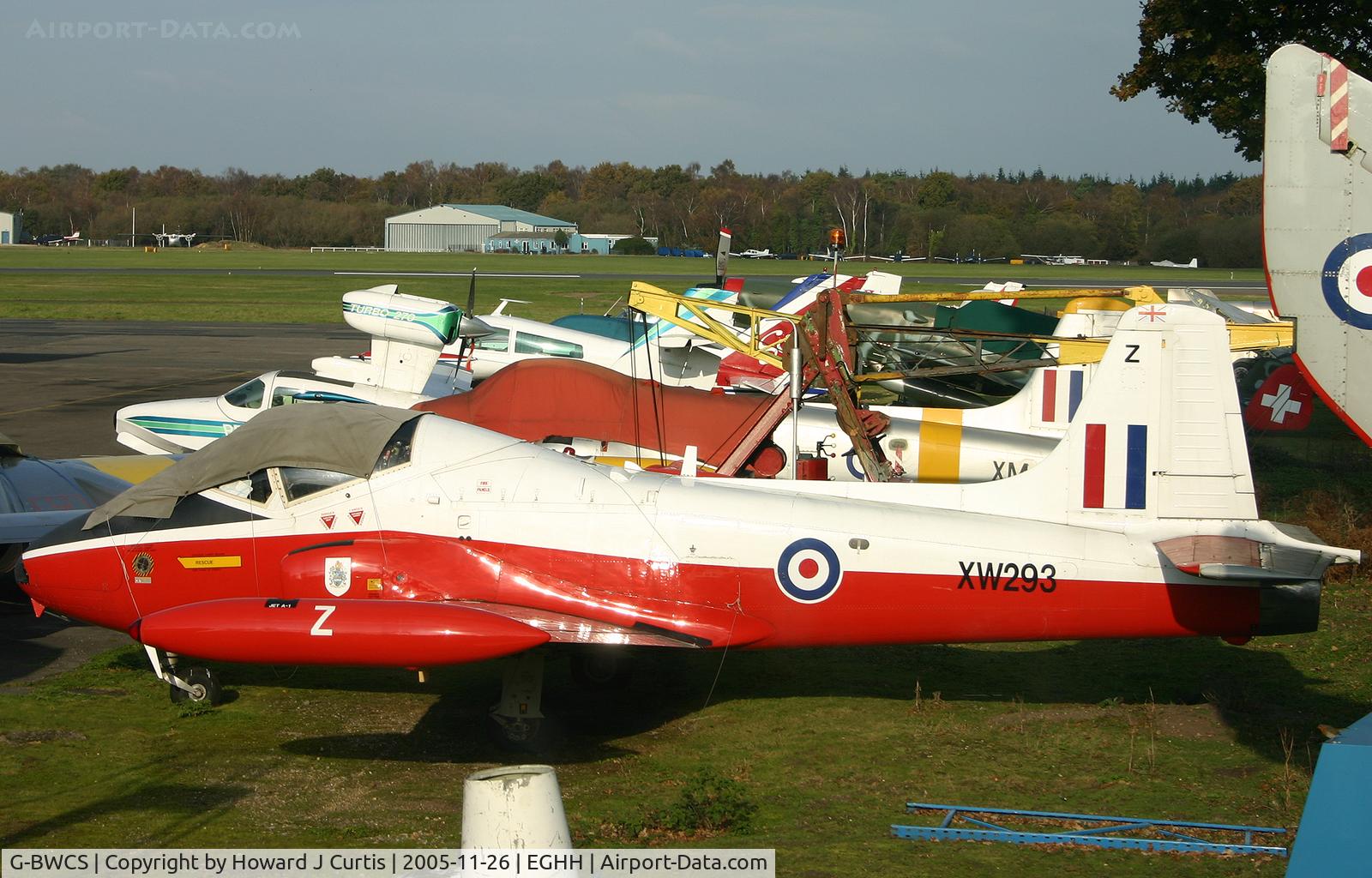 G-BWCS, 1971 BAC 84 Jet Provost T.5 C/N EEP/JP/957, Painted as XW293.