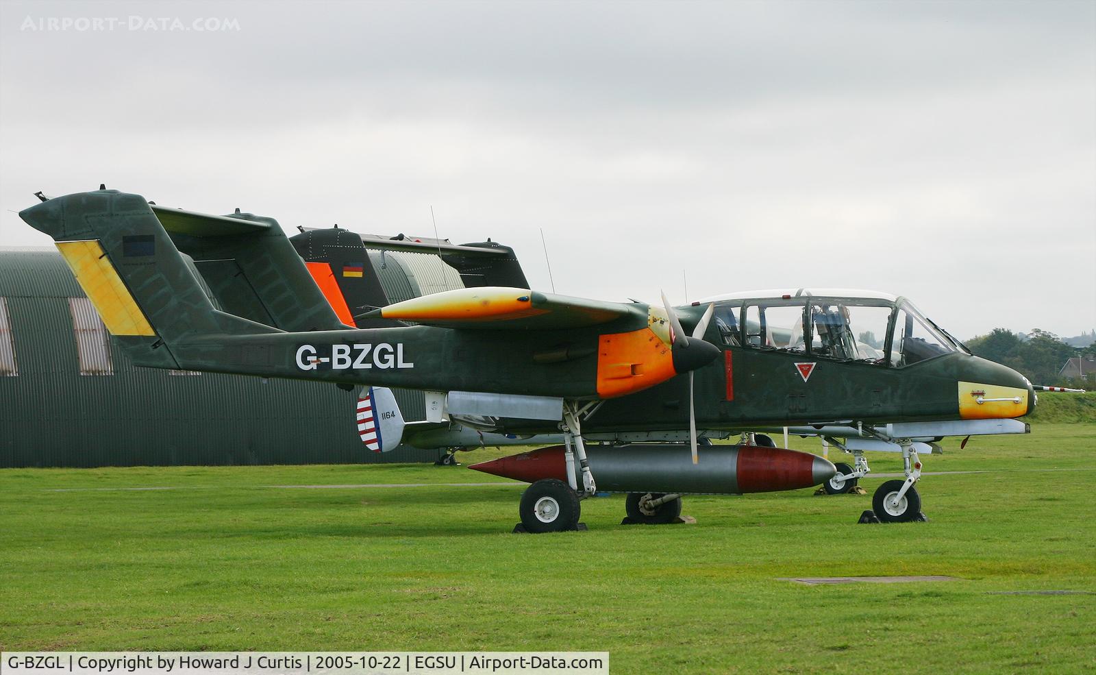 G-BZGL, 1971 North American OV-10B Bronco C/N 338-11, Privately owned.