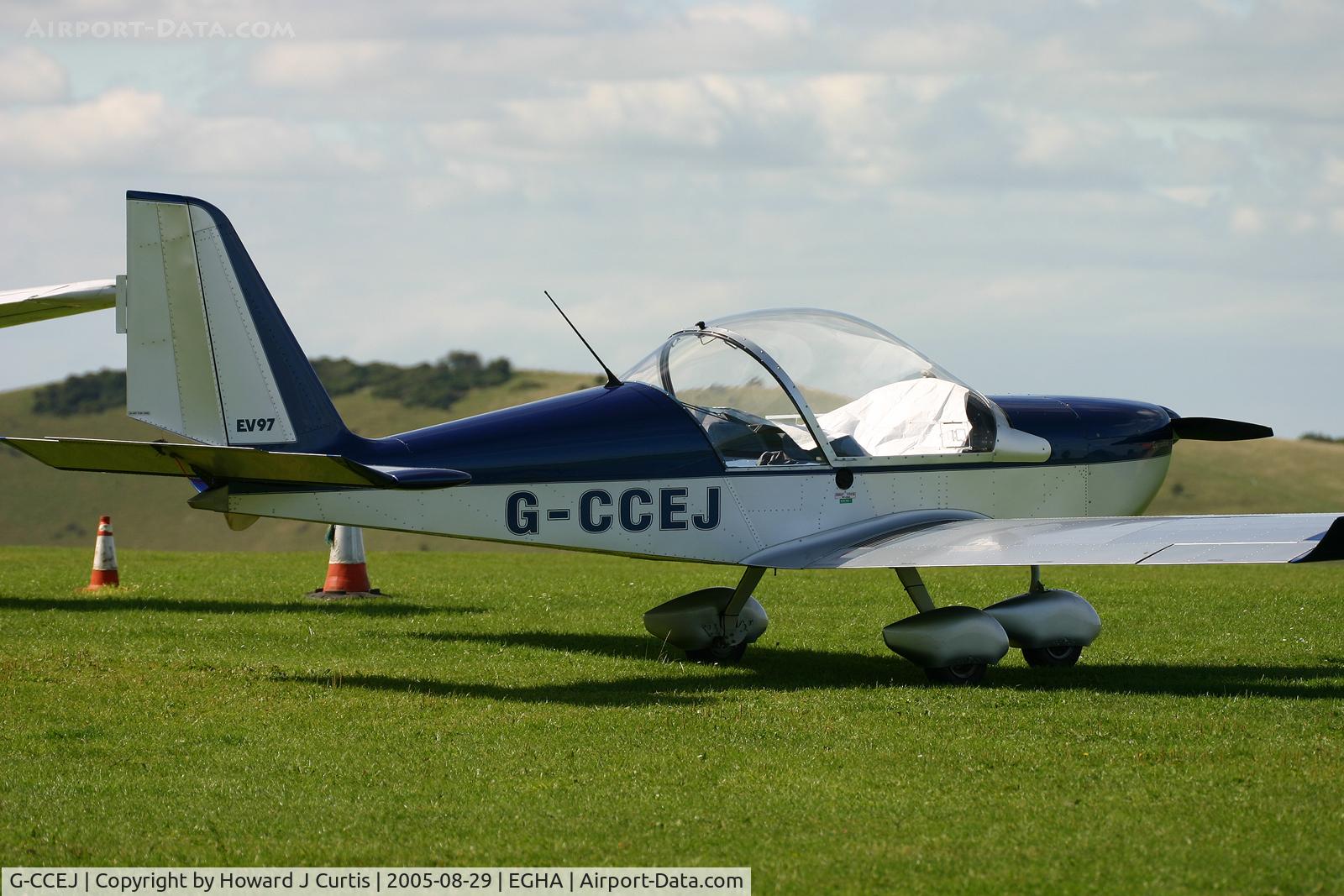 G-CCEJ, 2003 Aerotechnik EV-97 Eurostar C/N PFA 315-14011, Privately owned.