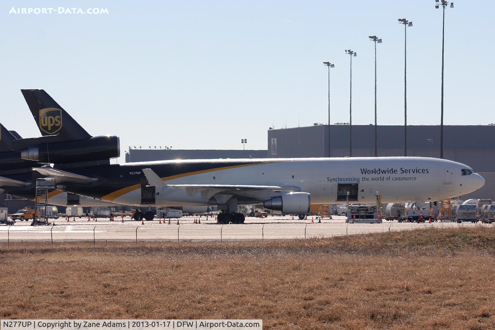 N277UP, 1995 McDonnell Douglas MD-11 C/N 48578, UPS at DFW Airport