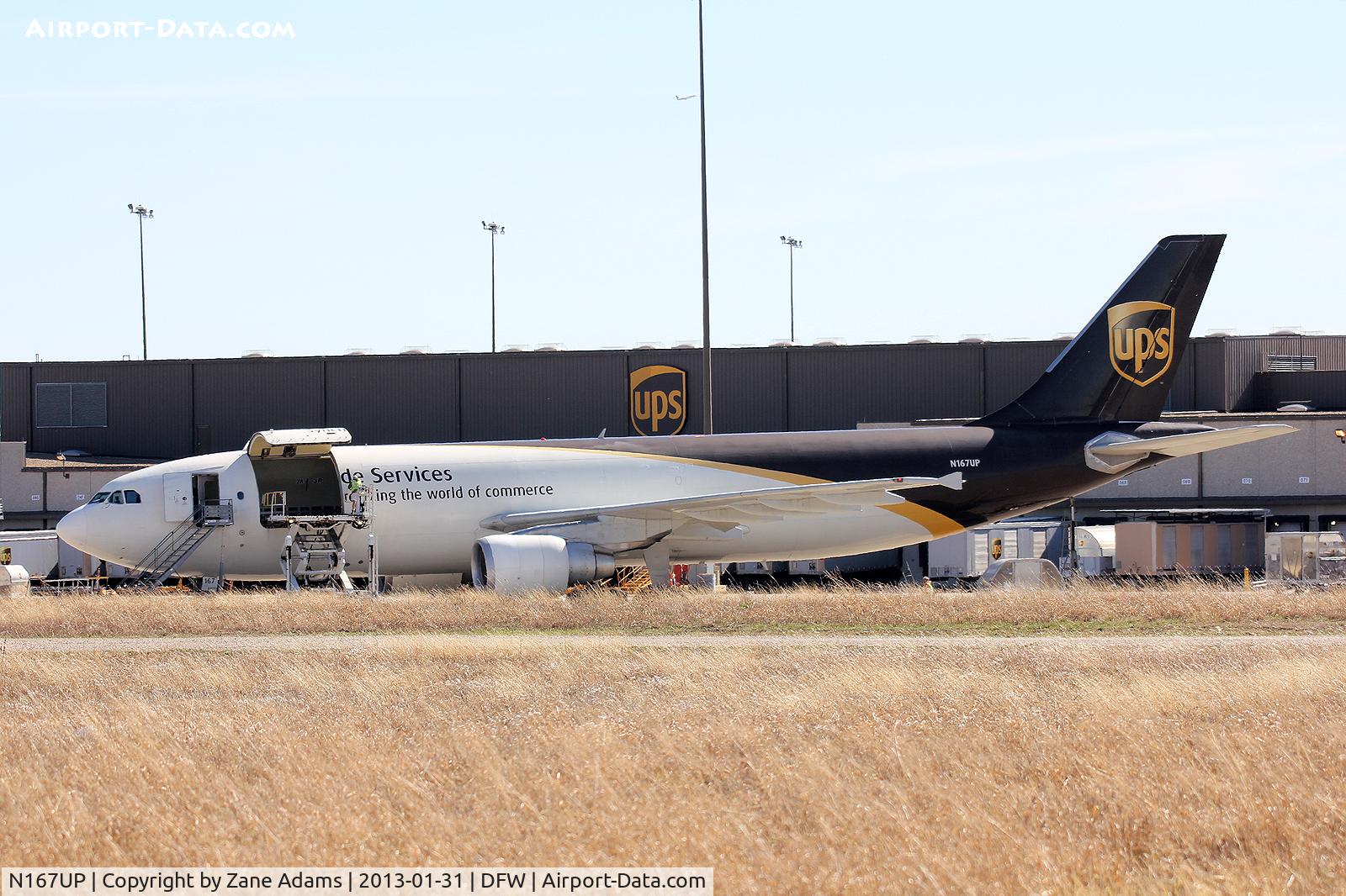 N167UP, 2005 Airbus A300F4-622R C/N 0862, UPS at DFW Airport