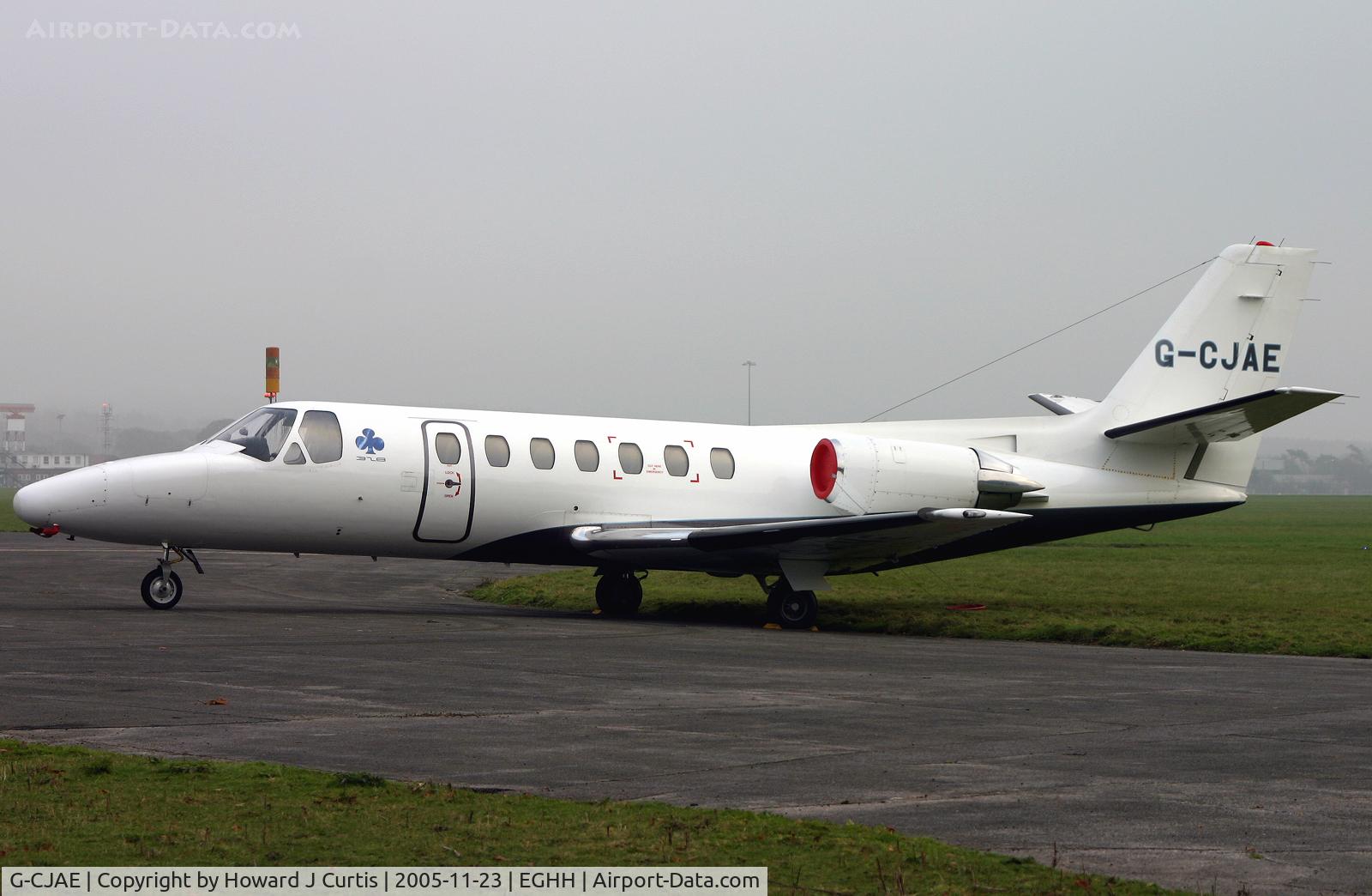 G-CJAE, 1990 Cessna 560 Citation V C/N 560-0046, Privately owned.