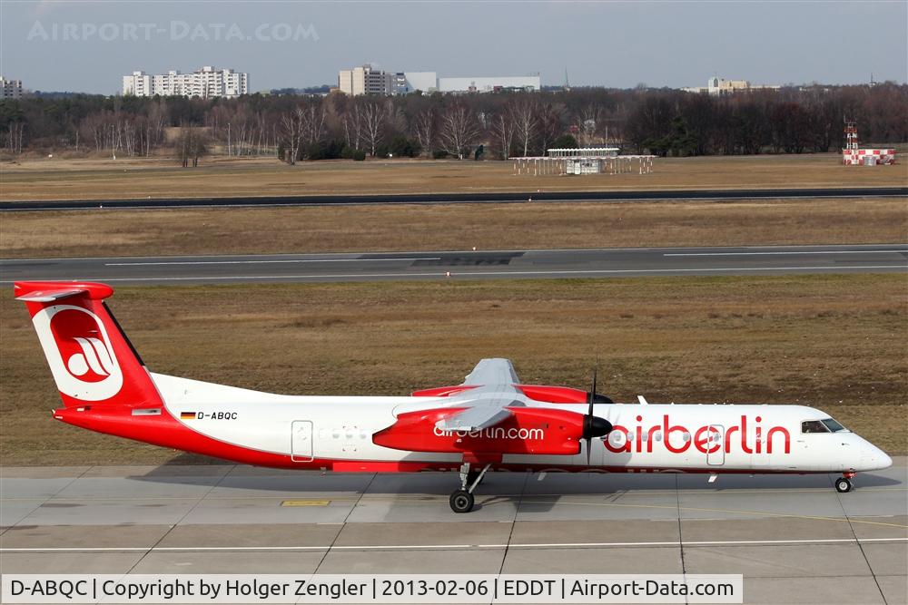 D-ABQC, 2008 De Havilland Canada DHC-8-402Q Dash 8 C/N 4231, Arrival is passing by to home base.......